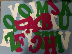 molde de letras educación niños ediciones abedul abecedario coqueta plantillas chiquita mediana larga super grande