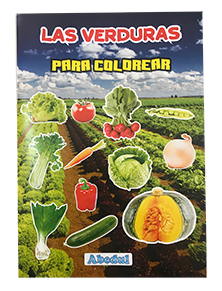 La verduras colorear ediciones abedul pintar dibujar fruta